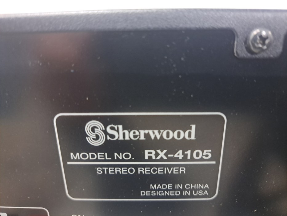 Sherwood Receiver Stereo Amplifier Model RX-4105 DAS 100 Watt No Remote, READ