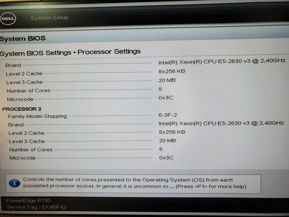 Dell PowerEdge R730 2x Xeon E5-2630 v3 32GB DDR4 2x750W PSU