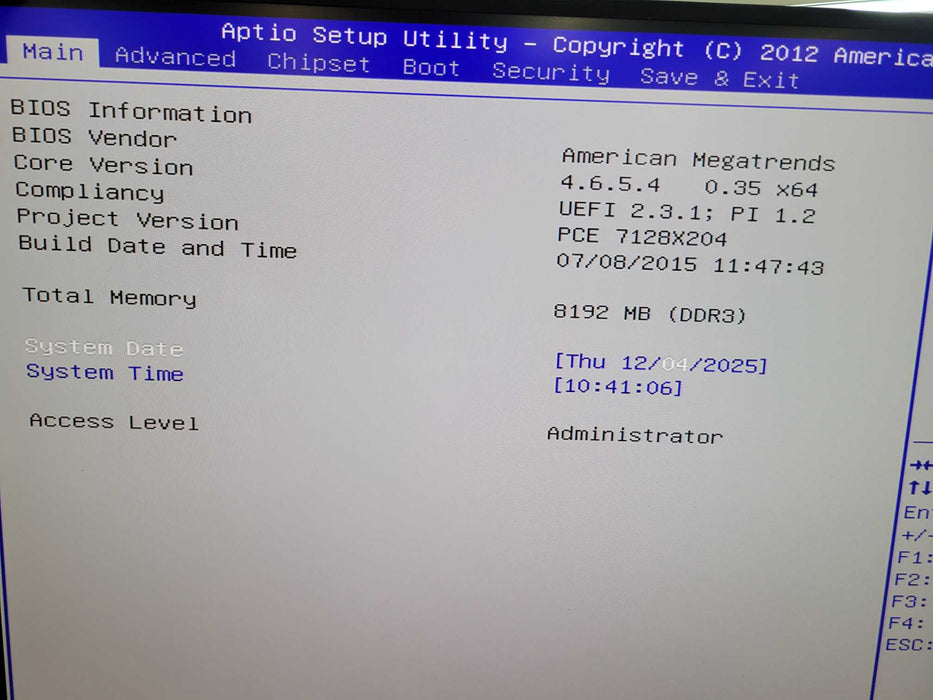 IPC-6606 - Core i5-4570S 8GB DDR3 NO HDD ADAPTEC 6405E (CLEAN) %