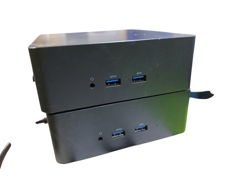Lot 5x Assorted Models Dell Docking Stations with Power Adapters