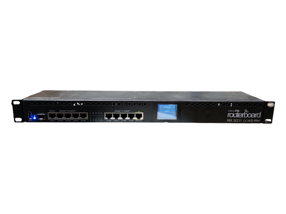 MikroTik RB3011UiAS-RM 10 Ports Rack Mountable Gigabit Ethernet Router