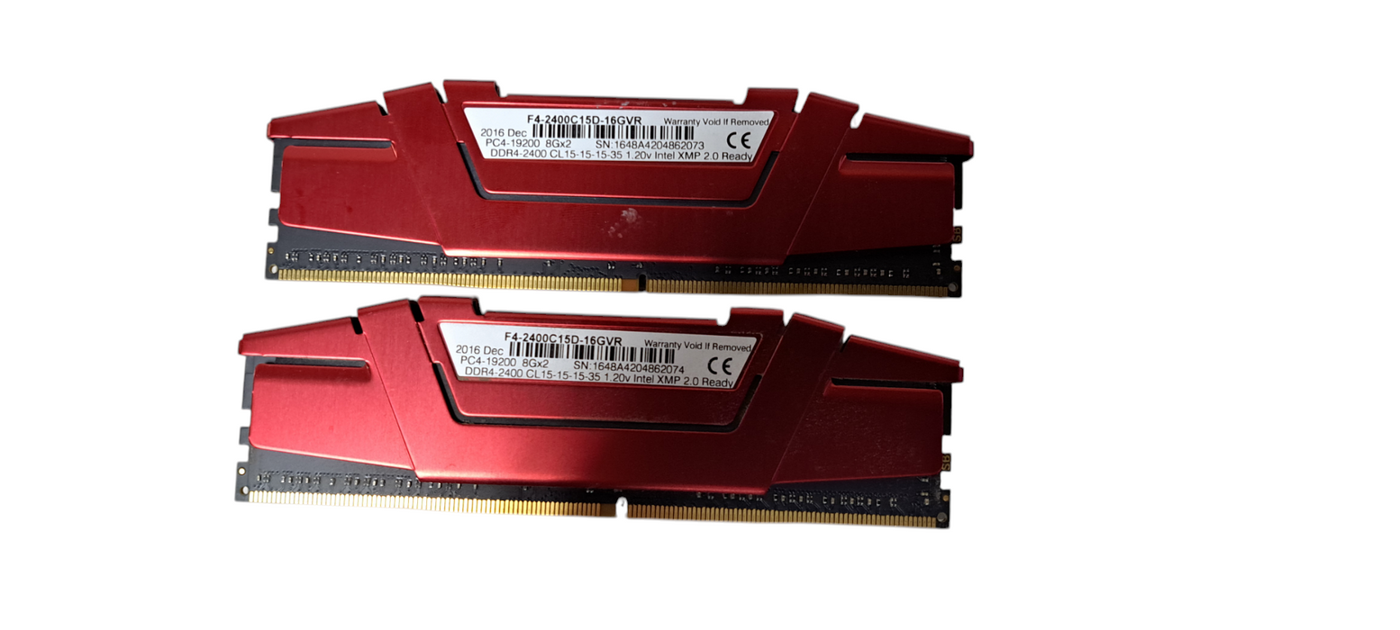 G.SKILL 16GB(2x8GB) DDR4 2400 MHz CL15 Desktop RAM (F4-2400C15D-16GVR)