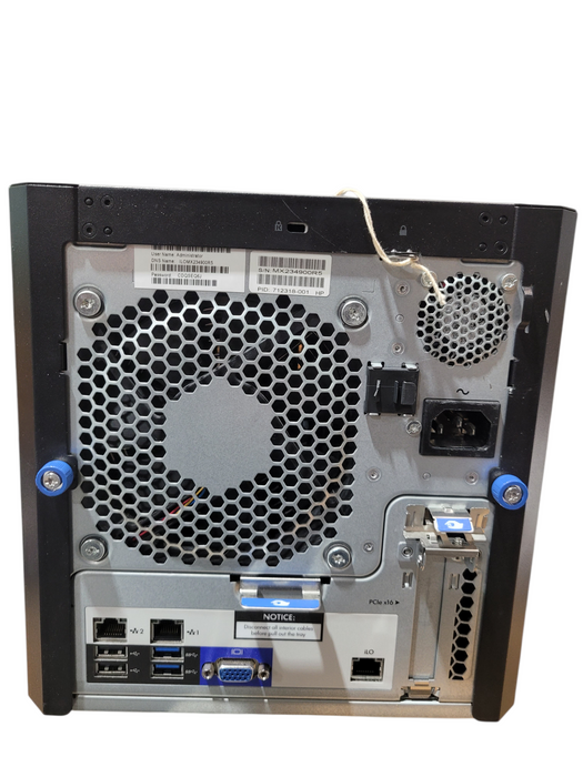 HP ProLiant MicroServer Gen8 |Pentium G2020T 2.50GHz, 8GB RAM, NO HDD