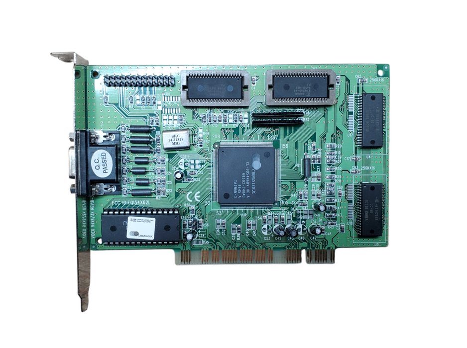 Cirrus Logic 1MB PCI VGA Video Card CL-GD5446BV-HC-A