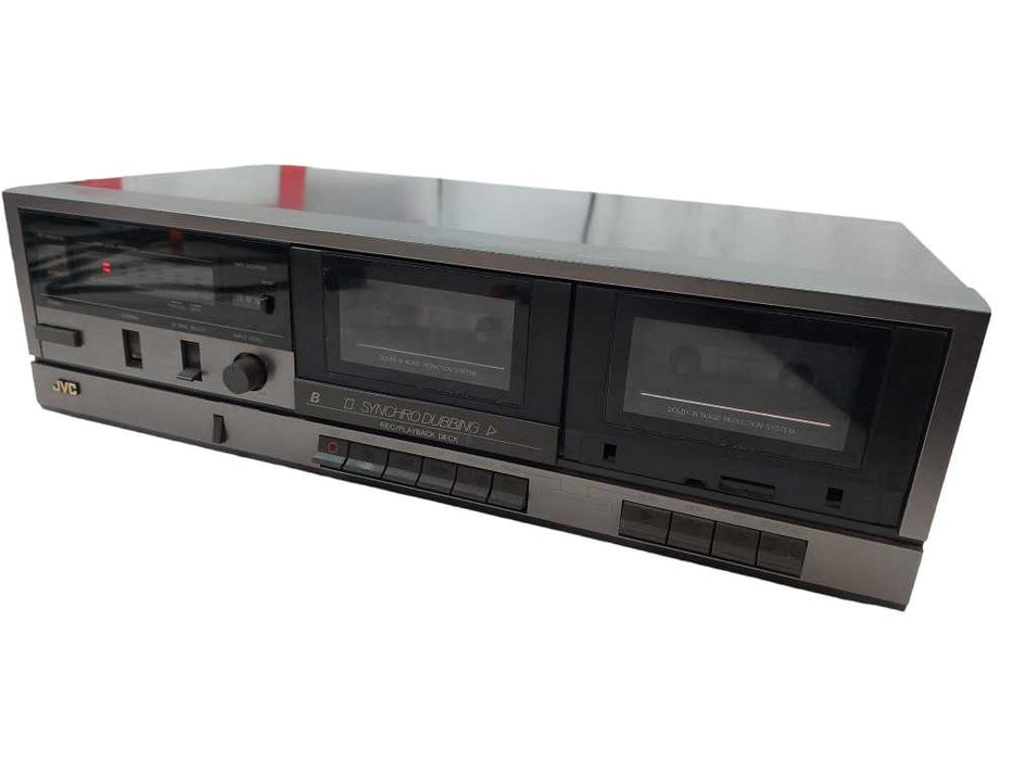 JVC Stereo Double Cassette Deck Model: TD-W107 =