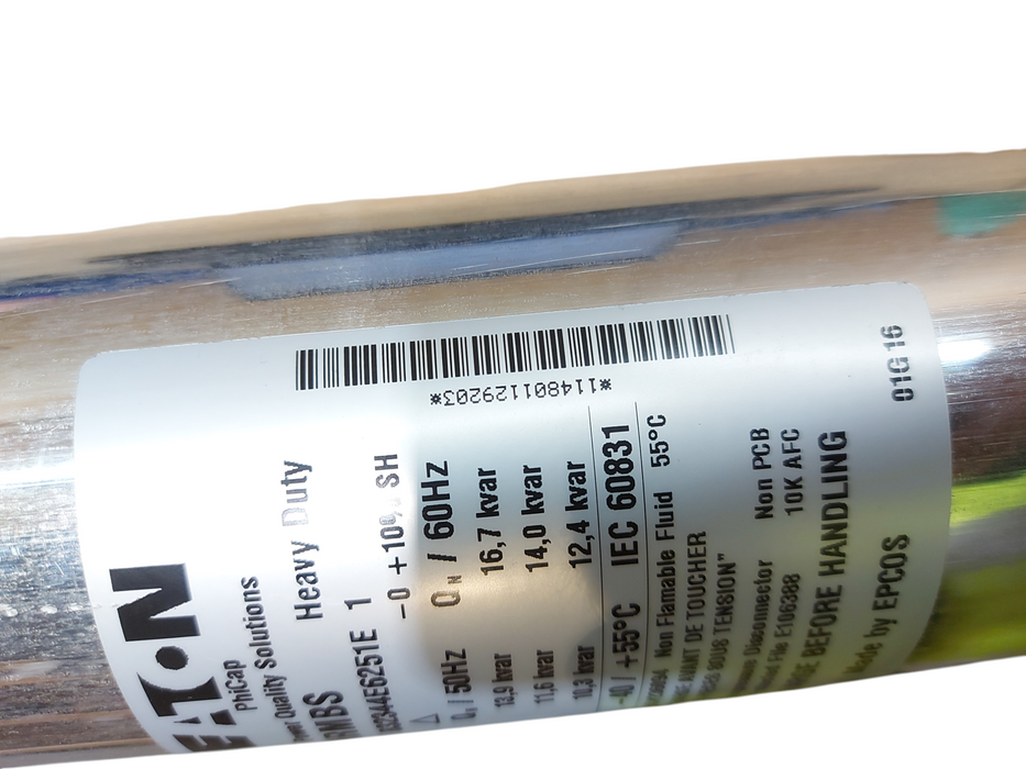 Lot 15x Eaton 16S43PHRMBS Industrial Capacitor Cell 480V 16.7 kVAR 3-Phase