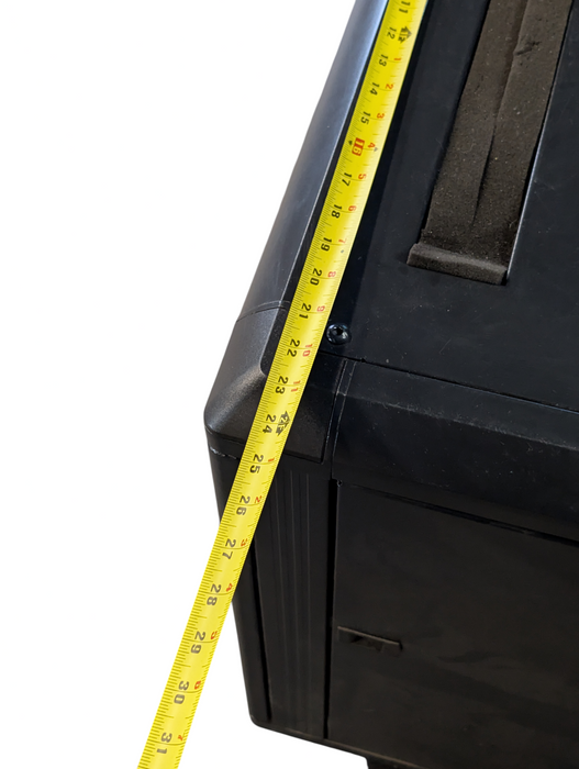 TOTEN 12U Equipment Rack 3 by 2 feet Cooling Fans Wheels Tempered Glass -