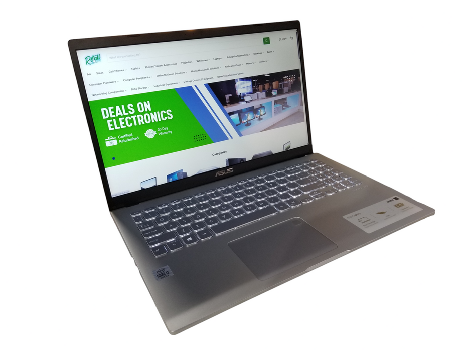 Asus Vivobook X509JA HD Screen Intel i3-1005G1 20GB RAM 256GB NVMe w/Adapte  Lap200