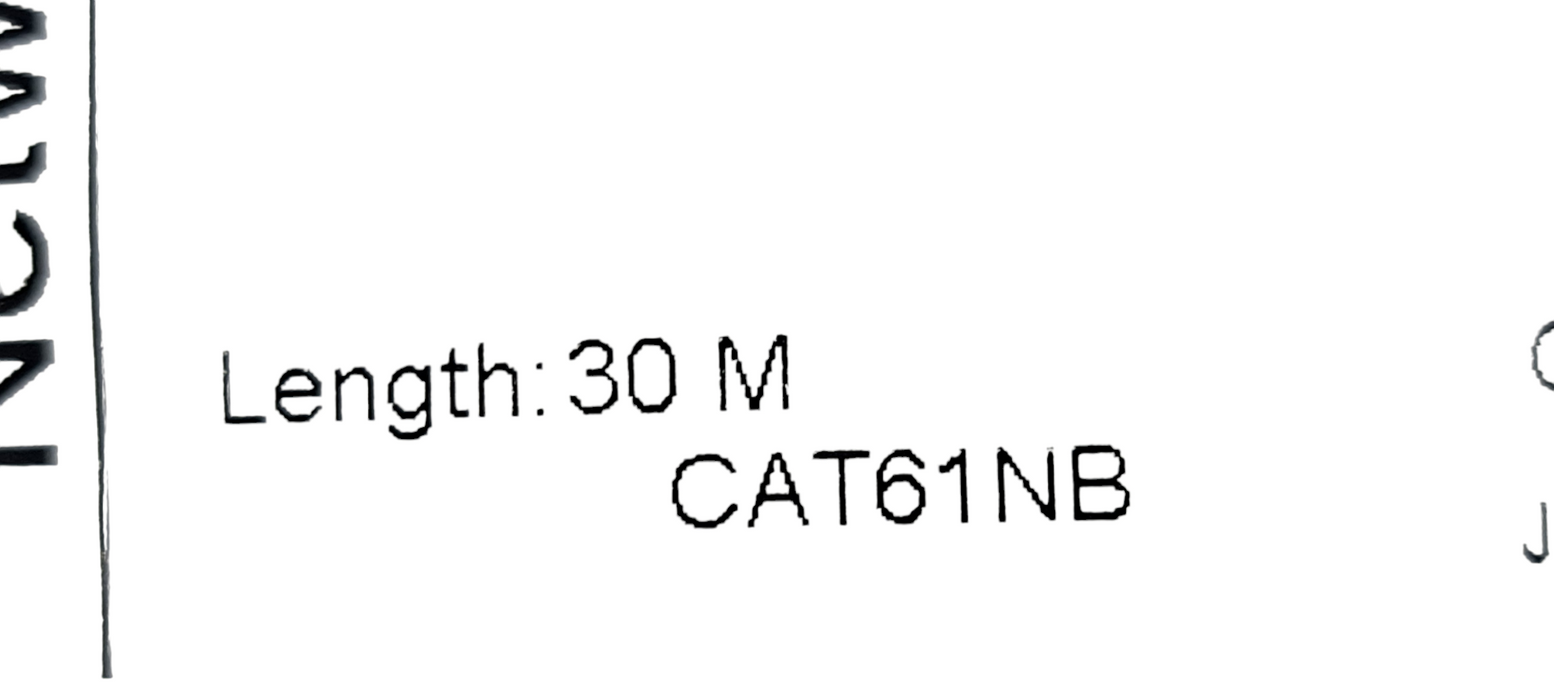 30m Cat6 1NB Ethernet Cable – Non-SDT Q