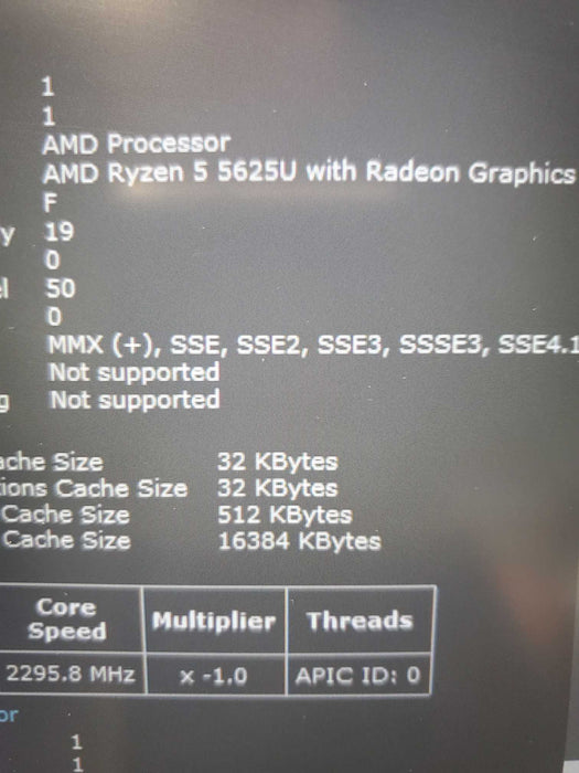 HP ProBook 445 G9 AMD Ryzen 5 5625U@2.30GHz 16GB RAM 256GB SSD  Lap200