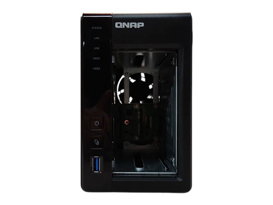 QNAP 2 Bay NAS TS-251+, No HDD, No Caddies, READ