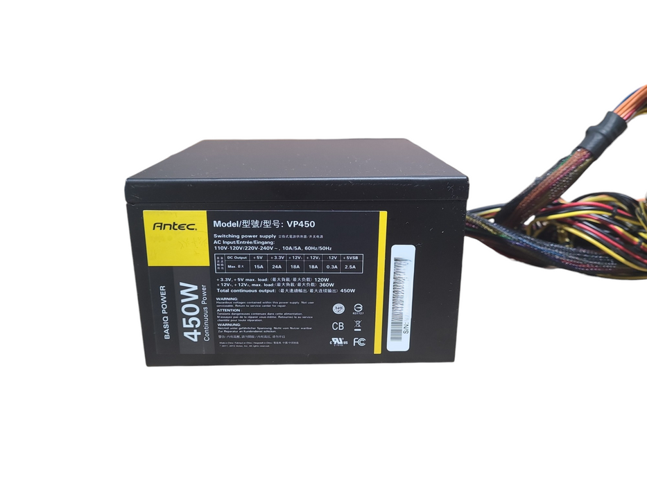 Antec VP450 450W 20+4-Pin ATX Desktop Power Supply