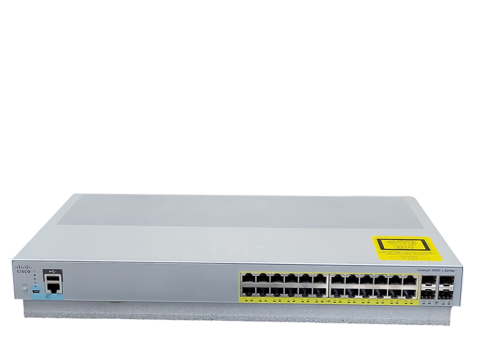 Cisco Catalyst WS-C2960L-24PS-LL 2960-L Gigabit PoE Network Switch _