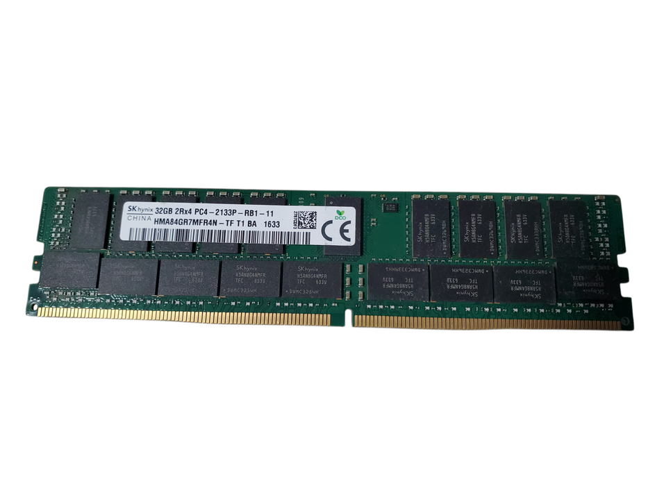SK HYNIX 32GB (1X32GB) 2RX4 PC4-2133P HMA84GR7MFR4N-TF DDR4 Server ram