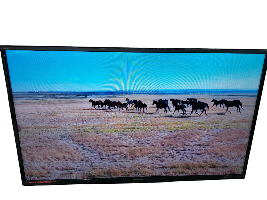 Sharp Aquos Liquid Crystal 60" TV Model: LC-60LE650U =