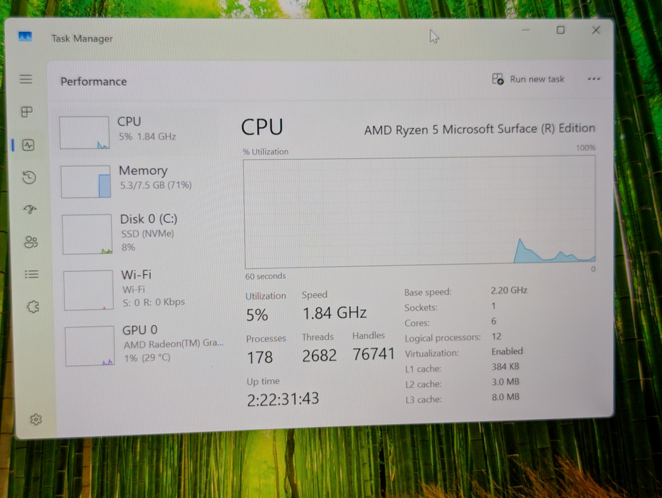 Surface Laptop 4 AMD Ryzen 5 8GB RAM 512GB Storage Model 1958 - BudLap