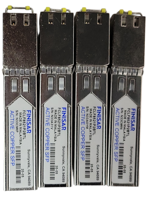 Lot of 8x Finisar FCLF8521P2BTL 1000BASE-T RoHS SFP-GE-T Copper SFP Transce _