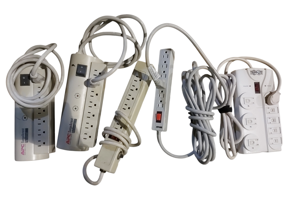 Lot 5x Assorted Power Bars / Strips / Extension Boards  Q