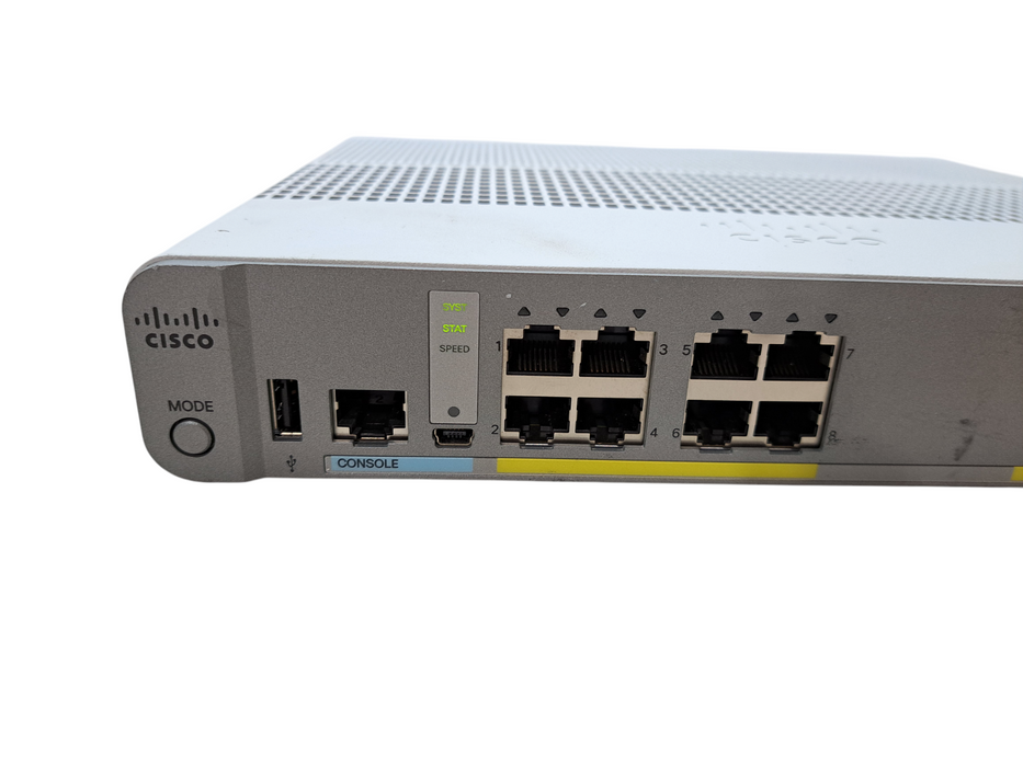 Cisco WS-C2960CX-8TC-L V04 | 8-Port Gigabit Managed Silent Switch w/ 2x SFP )