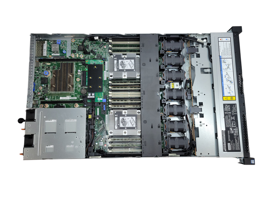 Lenovo SR630 - 2x Xeon SIlver 4114 32GB DDR4 NO HDD 430-8i RAID 2x750W PSU Q%