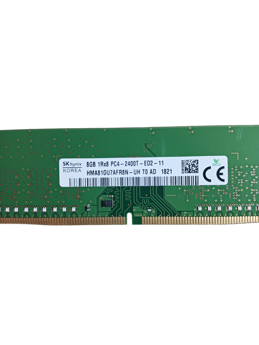 SK Hynix 8GB 1Rx8 PC4-2400T ECC Server Memory  HMA81GU7AFR8N-UH Q