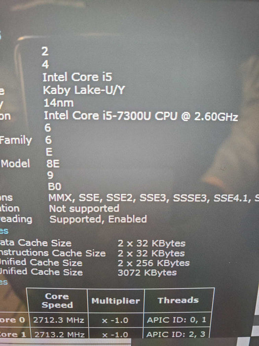 Microsoft Surface Book 2 Core i5-7300U 2.6GHz 8GB RAM 256GB SSD  Lap200