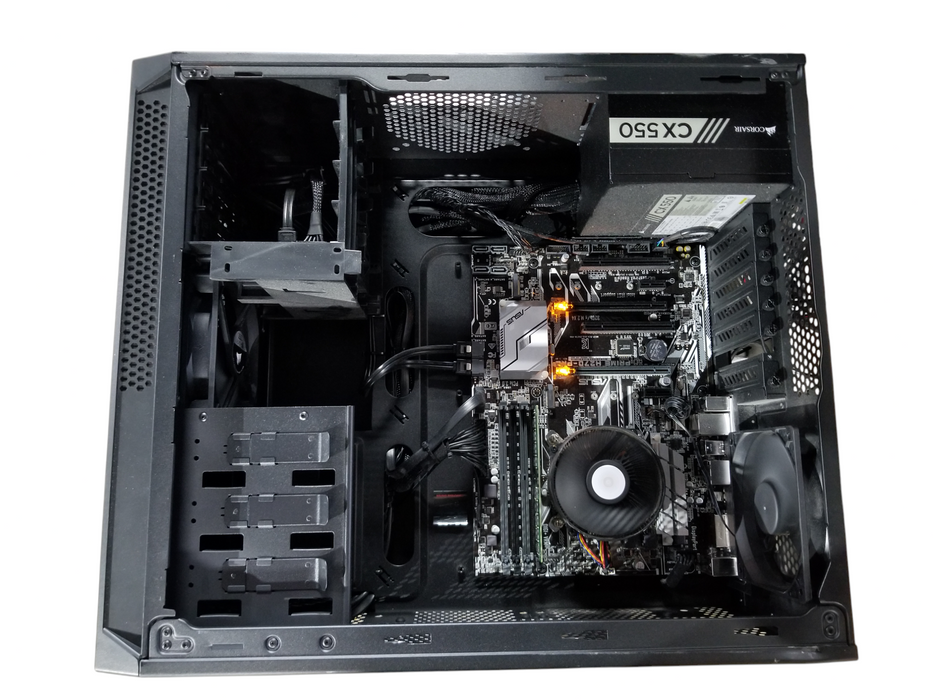 Custom Desktop PC Core I7-7700K 4.20GHz, 16GB DDR4, 750W PSU, 256GB SSD