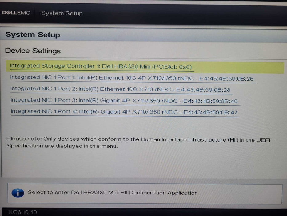DELL XC640-4 1U 2x Xeon Silver 4110 2.10GHz 32GB RAM HBA330 Mini 2x PSU _