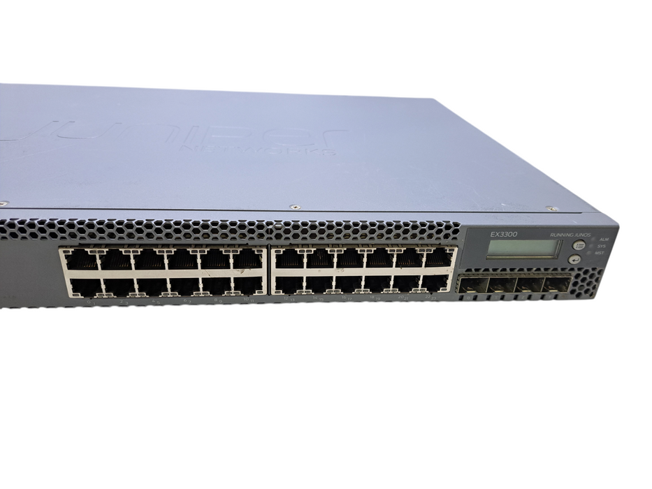 Juniper EX3300-24T | 24-Port Gigabit Managed Switch w/ 4x 10G SFP+ *READ*