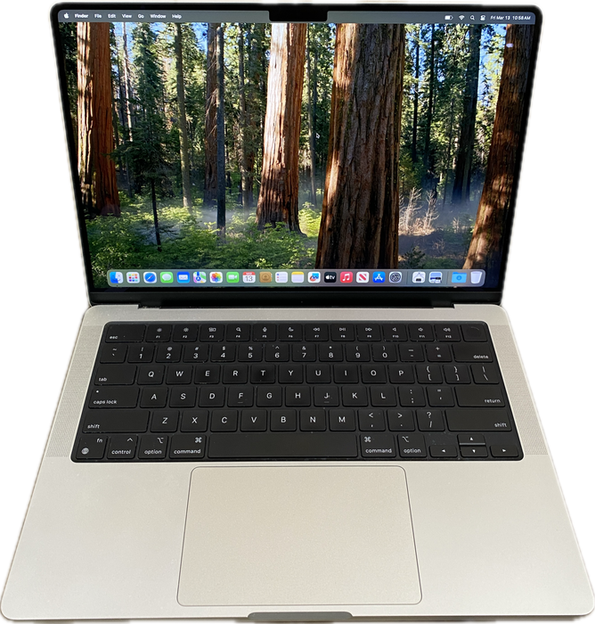 Apple MacBook Pro 14' M4 2024 Silver 16GB RAM 512GB SSD No Power Adapter