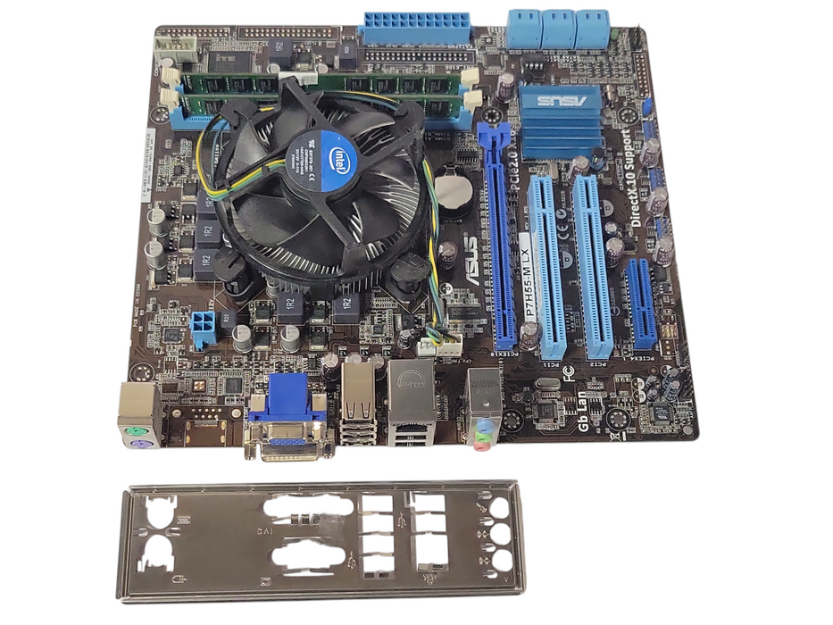 ASUS P7H55-M LX Motherboard w/ Core i3-540 3.07GHz, 4GB RAM, I/O Shield _