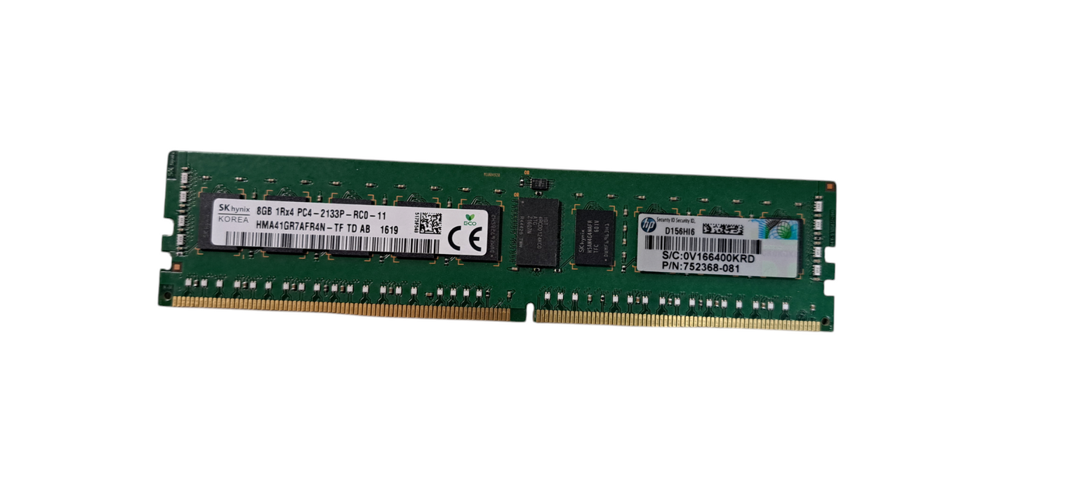SK Hynix 8GB PC4 DDR4‑2133MHz ECC Registered RDIMM HMA41GR7AFR4N‑Server RAM Q