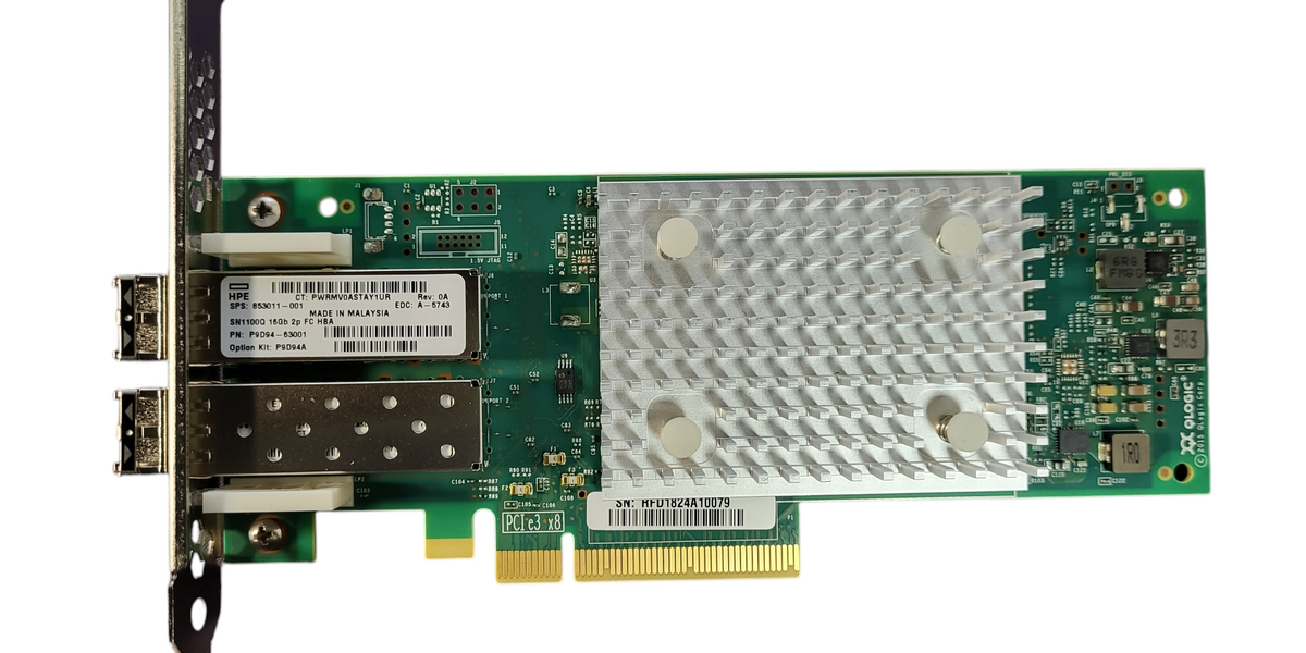 HPE Qlogic QLE2692-HP SN1100Q 16GB 2P FC HBA / 853011-001 Q