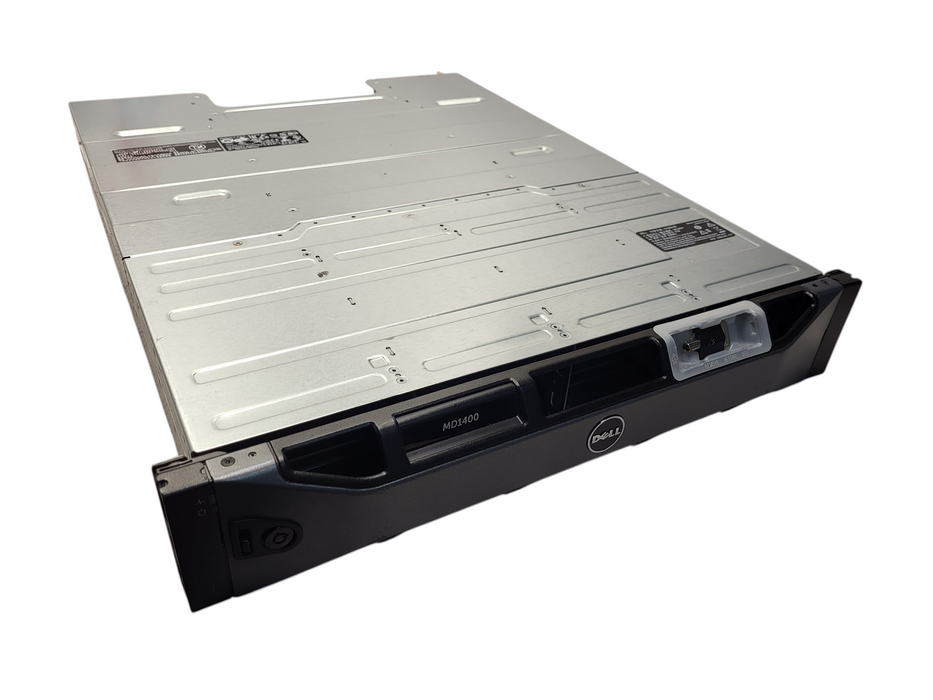 Dell PowerVault Storage MD1400 w/ 2x 12G-SAS-4 Controller, 2x PSU $