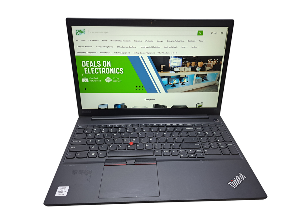 Lenovo ThinkPad E15 | Intel Core i7-10510U, 8GB DDR4, 256GB NVMe *READ* ) Lap200