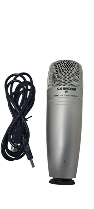 Samson C01U Pro USB Large Diaphragm Studio Condenser Microphone Q