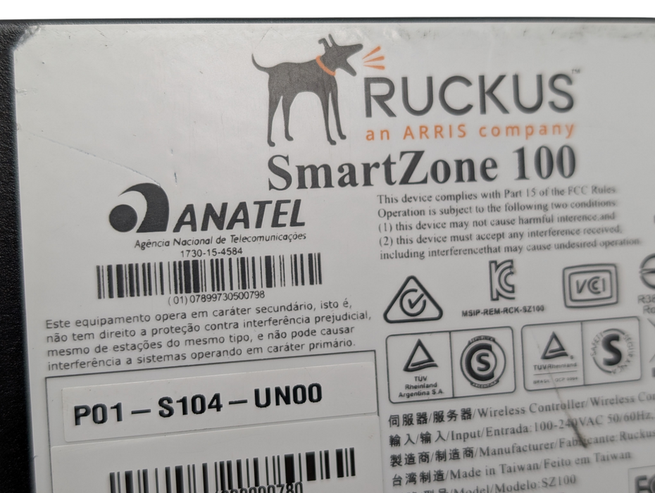 Ruckus SmartZone 100 P01-S104-UN00 Wireless Controller Please READ  -