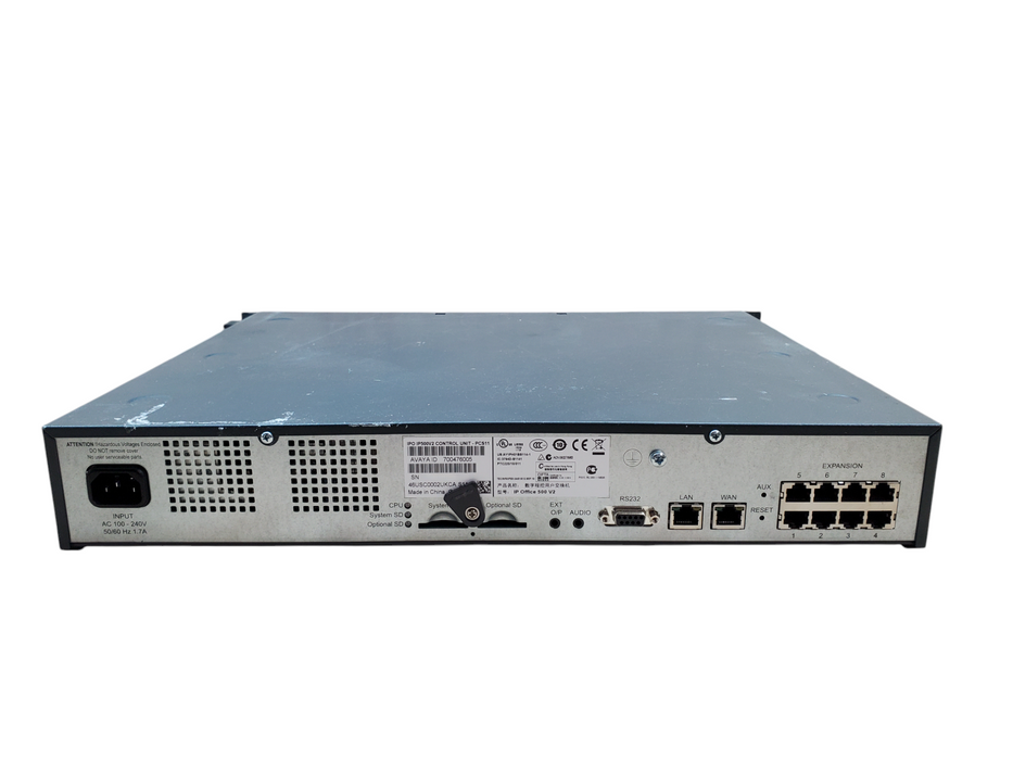 AVAYA IP Office 500 v2 Control Unit 3x 700476013 *READ*