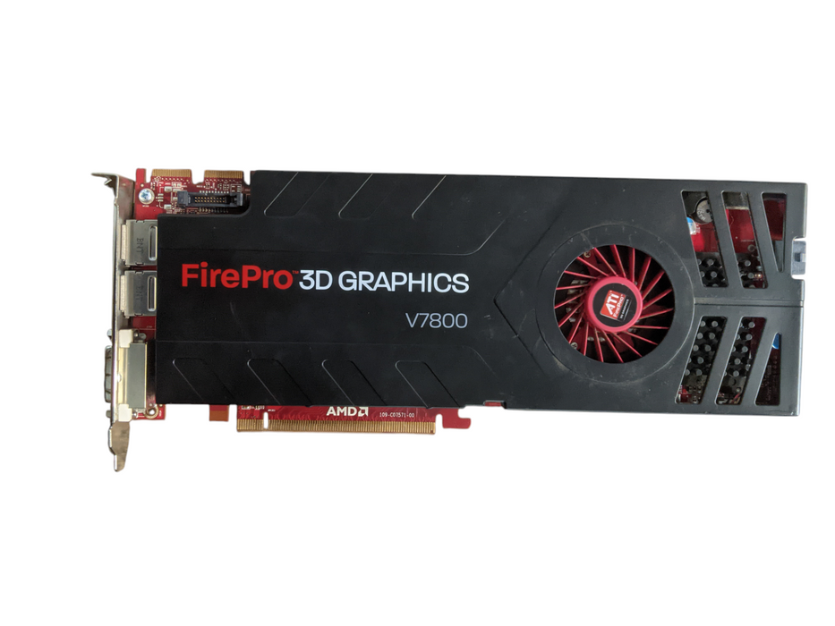 AMD FirePro 3D Graphics V7800 | 2GB GDDR5 Graphics Card | 2xDP 1xDVI