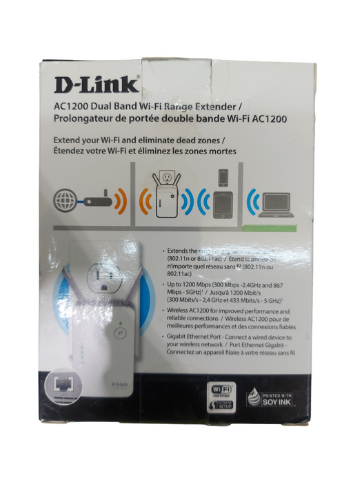 D-Link DAP-1620 AC1200 Dual-Band Wi-Fi Range Extender