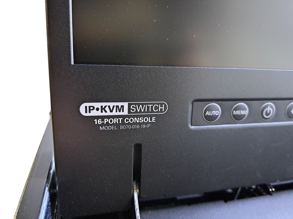 Tripp-Lite B070-016-19-IP | 19" 16-Port KVM Over IP Switch Console *READ*