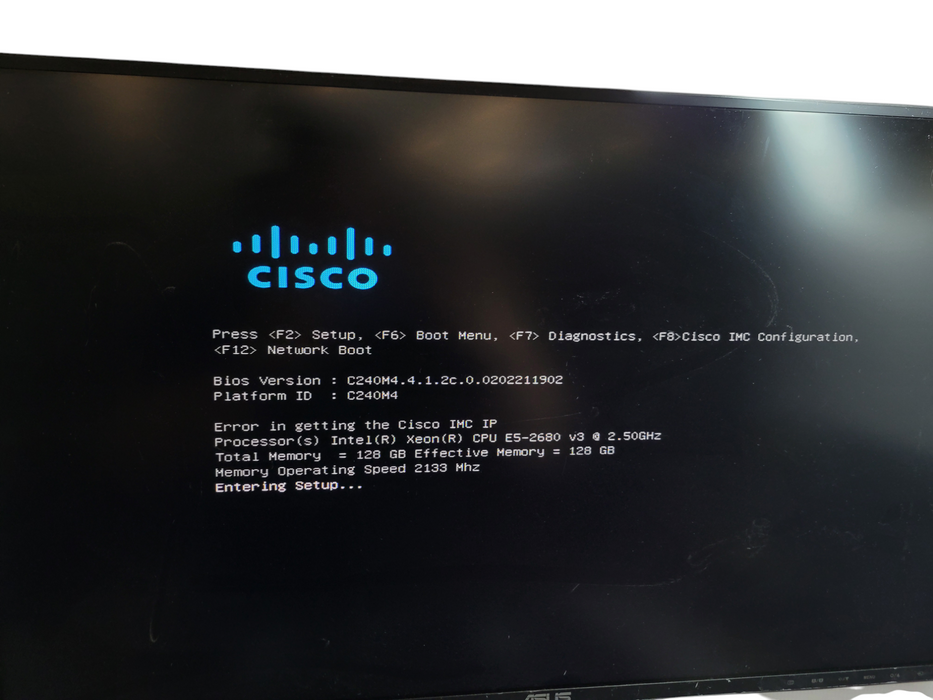 Cisco UCS C240 M4 - 2x Xeon E5-2680 v3 128GB DDR4 CISCO 12GMR 2x1200W PSU %