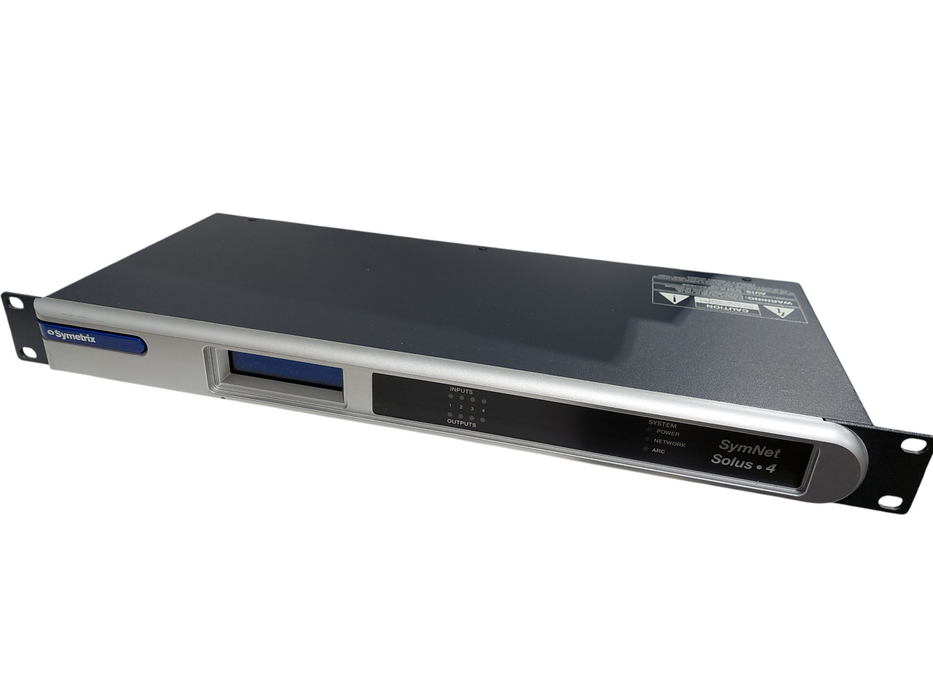 Symetrix Symnet Solus 4 Signal Processor 120V Rack Mountable  =