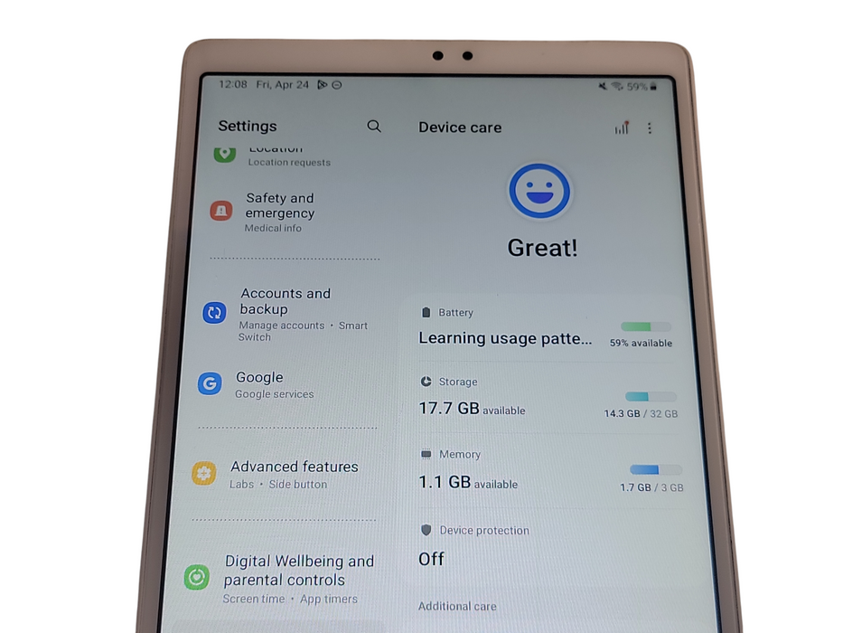 Samsung Galaxy Tab A7 Lite - 32GB - Silver [SM-T220] (