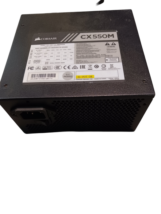 Corsair CX550M 550 Watt 80 PLUS Bronze Modular ATX PSU