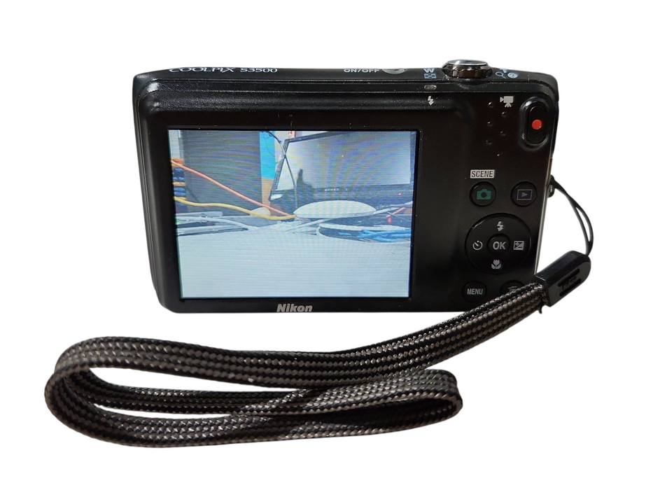 Nikon COOLPIX S3500 20.1MP Digital Camera w/ Battery & 8GB SD Card