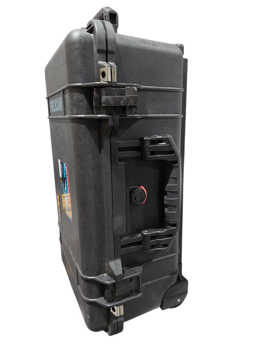 Pelican Case 22"X12"X8" Hard Shelled Water Proof Case Empty Rolling Cart =