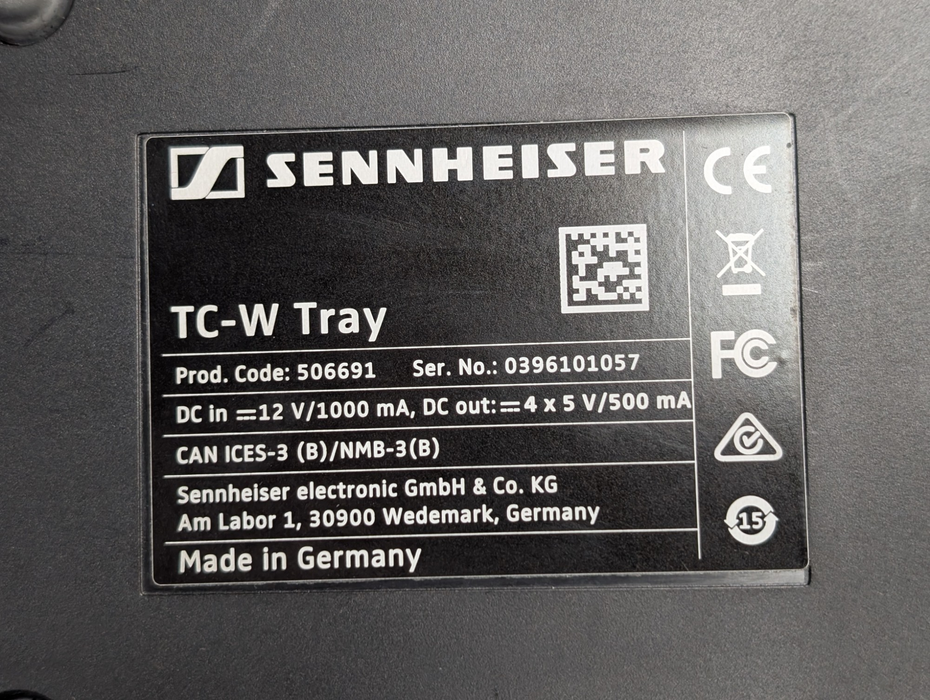 Sennheiser TeamConnect TC-W Wireless Tray Set of 4 Conference Speakers  -