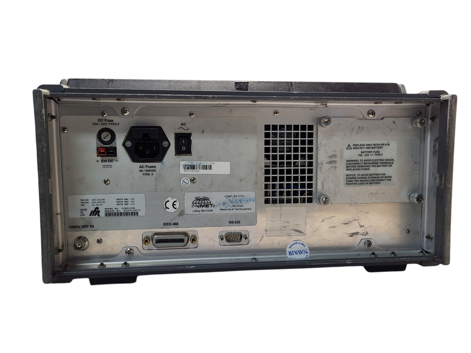 IFR/Aeroflex COM-120B Communication Service Monitor READ $