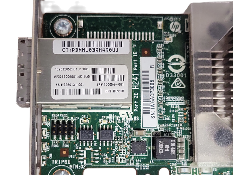 HP H241 Dual Port 12Gb SAS Smart HBA 726911-B21 High Profile Bracket _